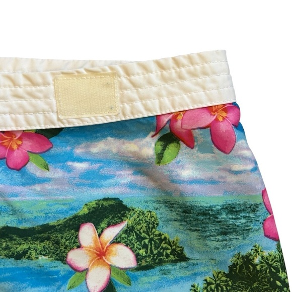 Vintage TILT Hawaiian Wrap Around Mini Skirt Size 7 🤩 🌺 - Picture 3 of 7